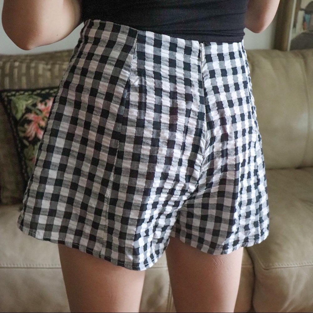 LF Stores Gingham Shorts